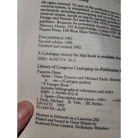 Spain (Cadogan Guides) By Dana Facaros, Michael Pauls. 9780947754341 - Picture 8 of 8